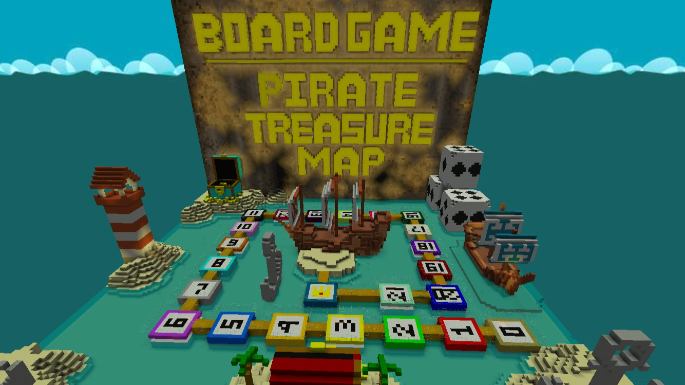 Board Game: Pirate Treasure Map!